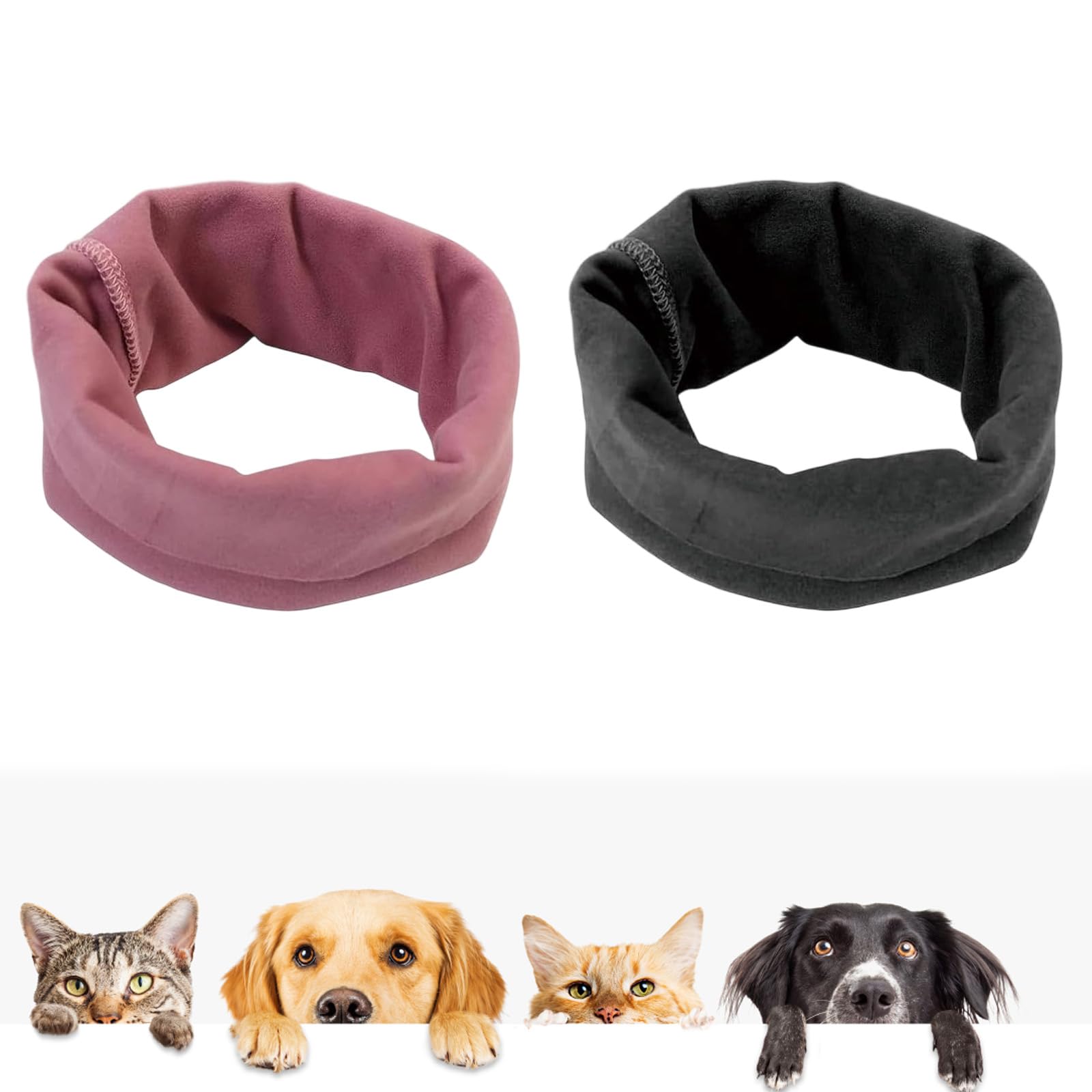 FveVqe 2 Pcs Dog Ear Defenders, Dog Ear Protectors for Anxiety Relief Grooming and Force Drying