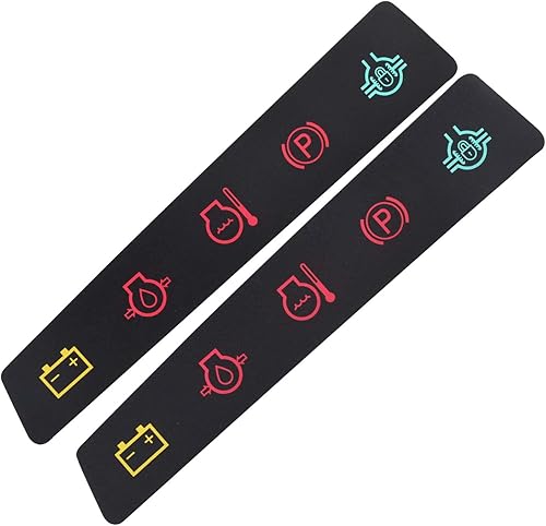KitchenKipper Paquete de 2 calcomanías para panel de salpicaderopanel de instrumentos M117670 para vehículo utilitario JohnD-eere 4X2, serie 6X4
