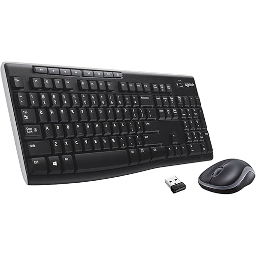 Logitech MK270r Wireless Keyboard Mouse Combo
