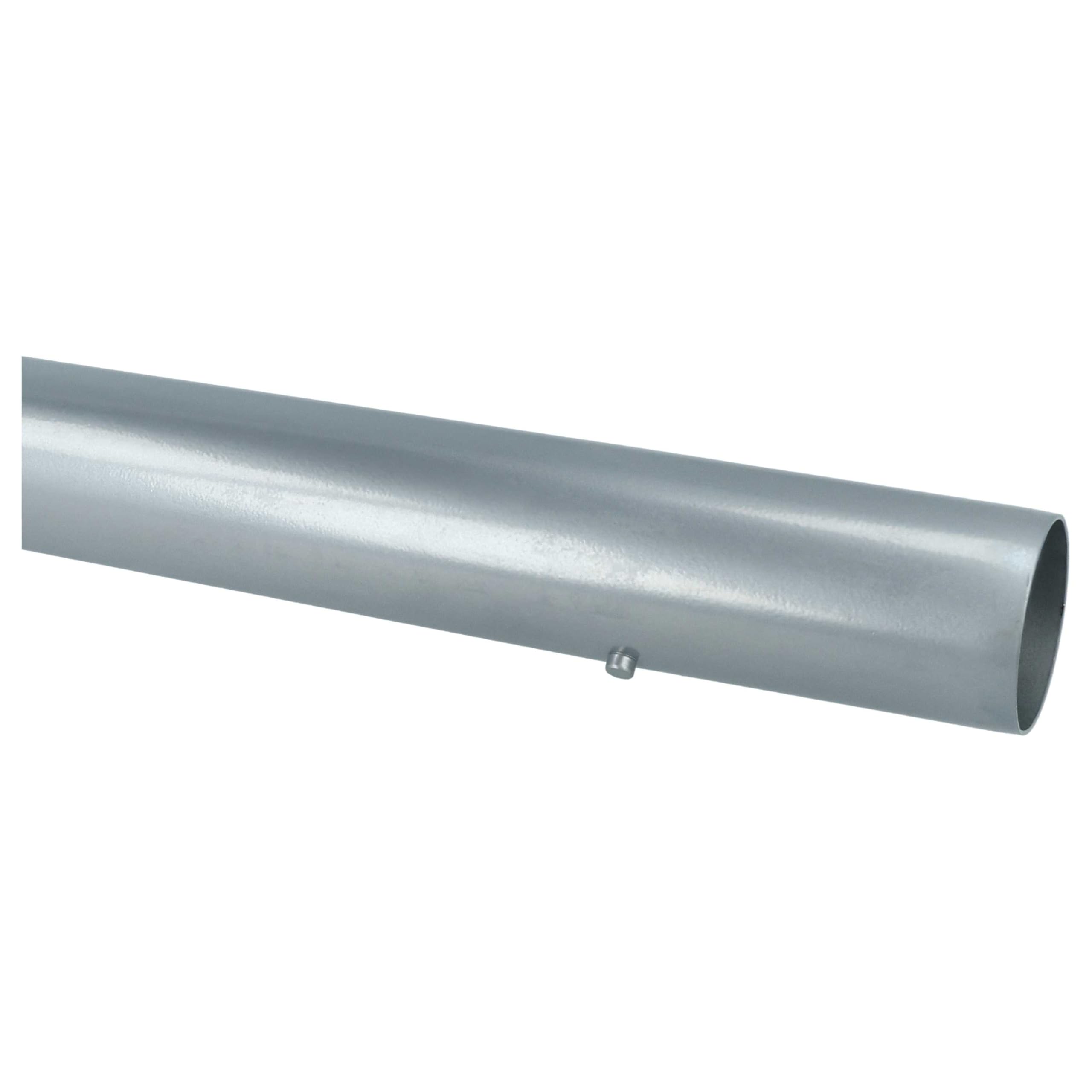 vhbw tubo compatibile con Philips PowerPro Ultimate FC9920/69, FC9921/09 aspirapolvere - attacco 35 mm, 56-86,5 cm, nero/argento