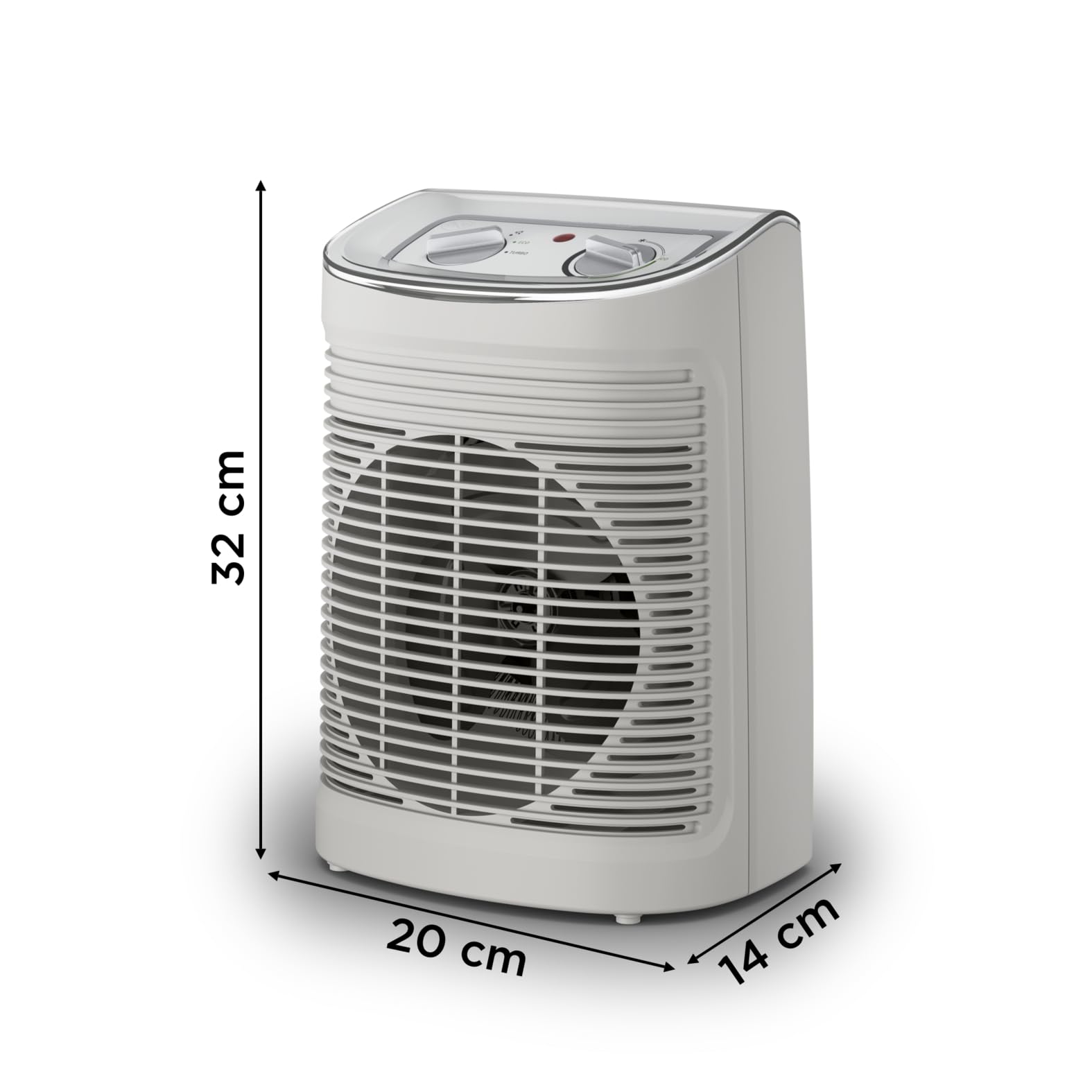 Rowenta Chauffage soufflant, Usage salle de bain, 2 réglages, Silencieux, Compact, Mode éco, Transport et rangement faciles, Grande diffusion de la chaleur, Instant Comfort Aqua SO6510F2