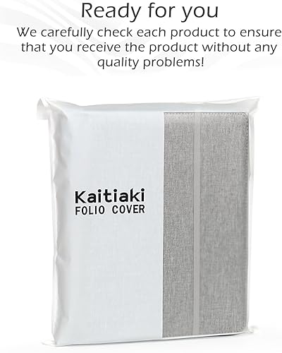 Miniatura 7 de Kaitiaki Funda tipo folio compatible con el cuaderno de espiral Rocketbook construida con una bolsa de almacenamiento extraíble con cremallera de