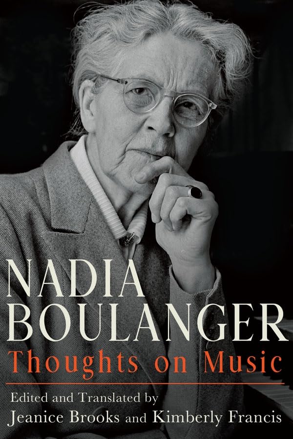 Nadia Boulanger English Edition livre biographie musique