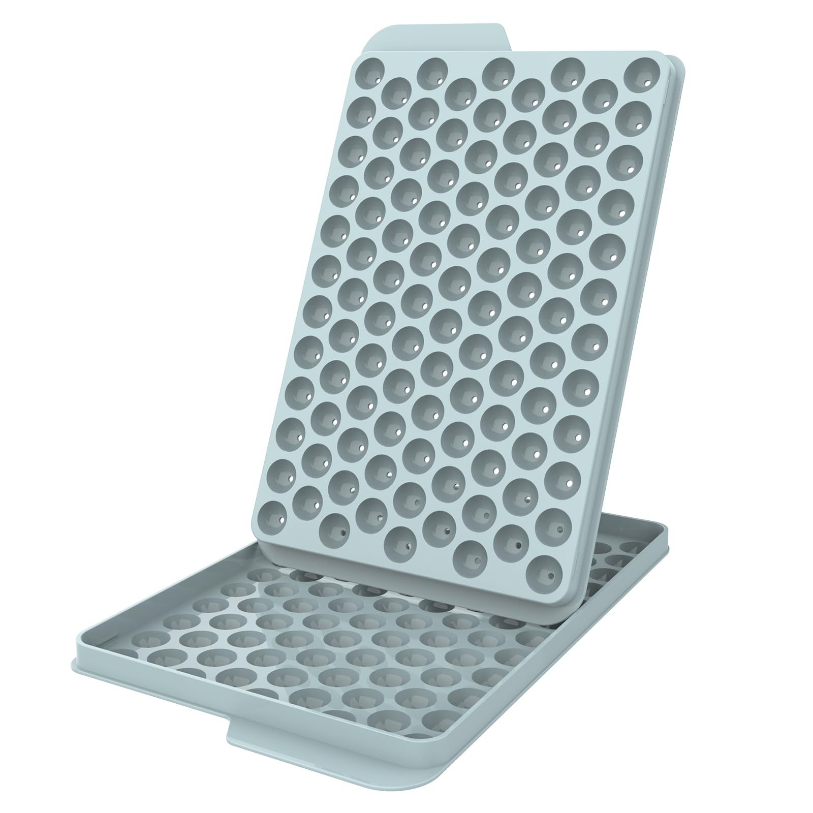 SWIUKPHE Mini Ice Cube Trays, Upgraded Small Ice Cube Trays Easy Release, Tiny Ice Cube Tray Crushed Ice Tray for Chilling Drinks Coffee Juice