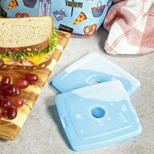 Fit & Fresh Cool Coolers Ice Packs, 12 Pack, Blue 12Pk #TOP6