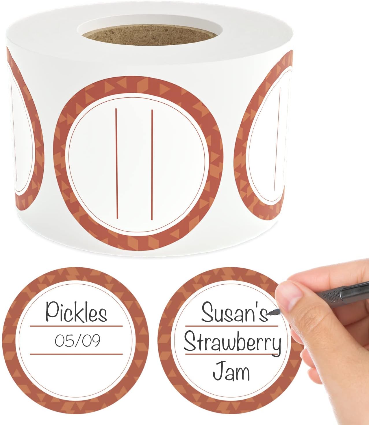 MESS Dissolvable Canning Labels for Jars 200 Dissolvable