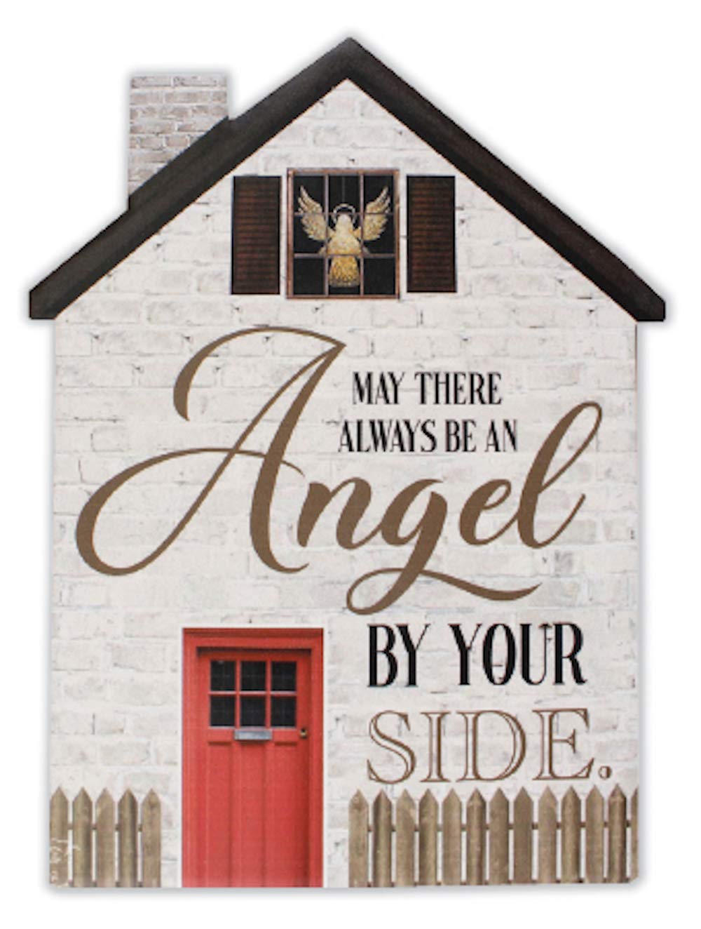 Cbc Porcelain Plaque - Angel By Your Side