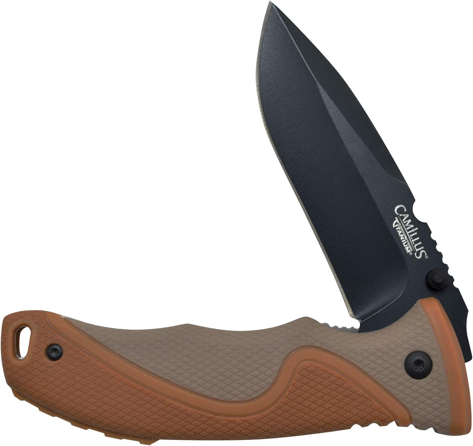 CamillusINFLAME / 7.5" Overall / 3.25" Drop Point Blade/CARBONITRIDE Titanium™ / 440SS