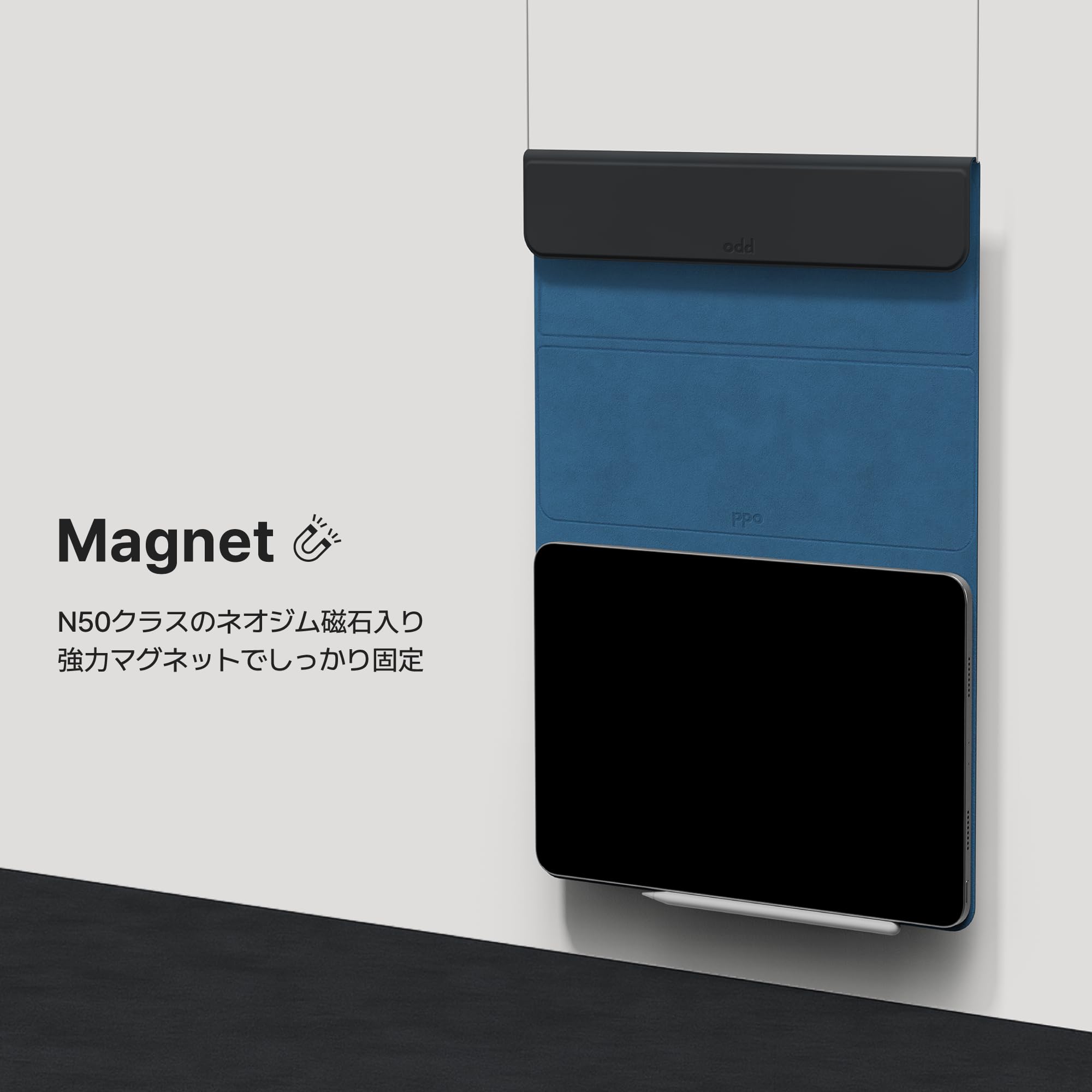 Amazon.co.jp: a.odd iPad ケース マグネット吸着式 Apple Pencil 紛失