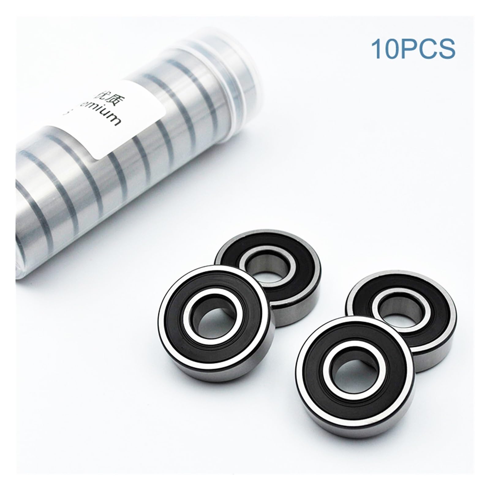 10 Pieces 6200 2 ZZ 10 * 30 * 9 mm 6200ZZ DDU 2Z Inner Diameter 10 mm Chromium Steel deep Groove Ball Bearing(6200 ZZ)