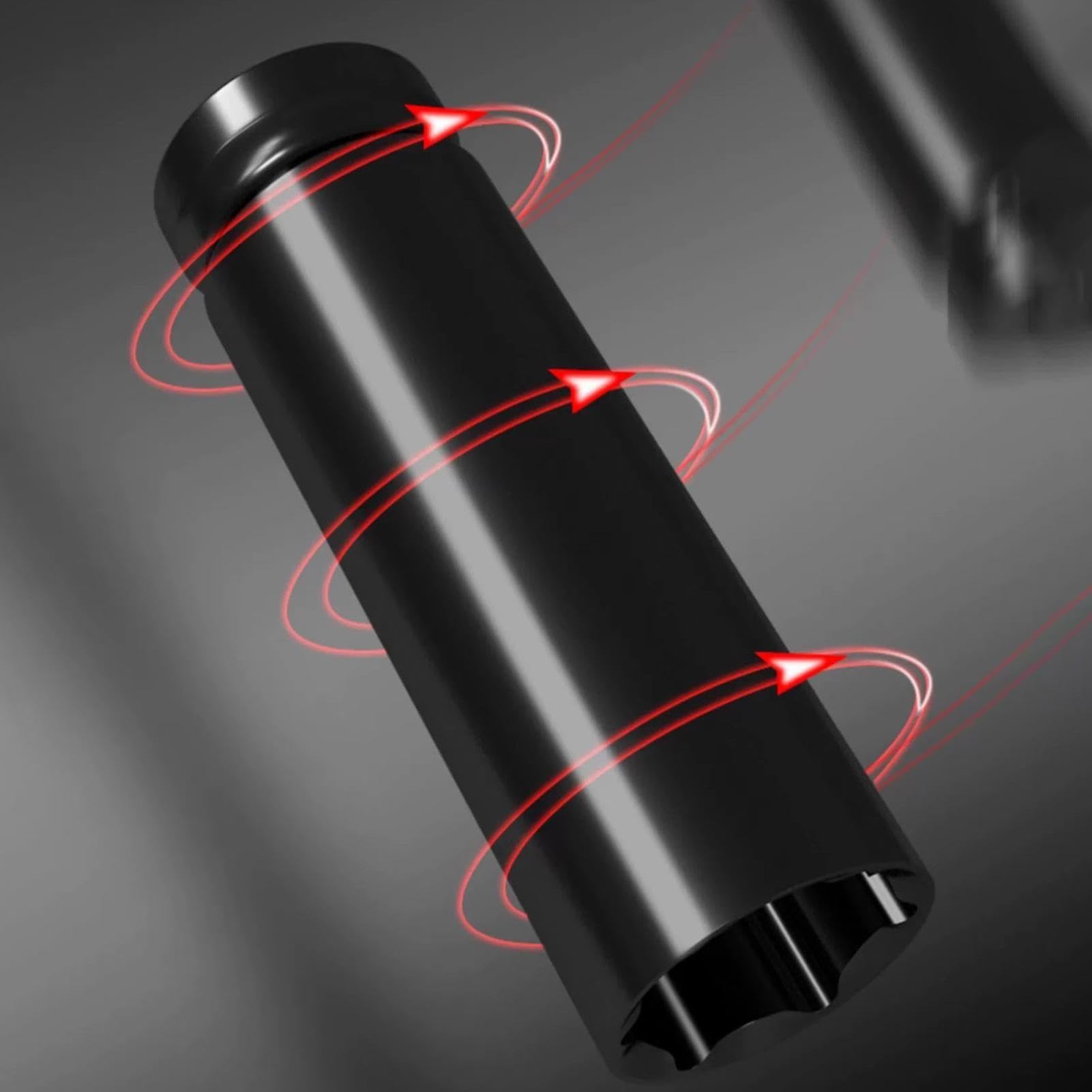 Douille hexagonale allongée 10 mm à 24 mm avec adaptateur
