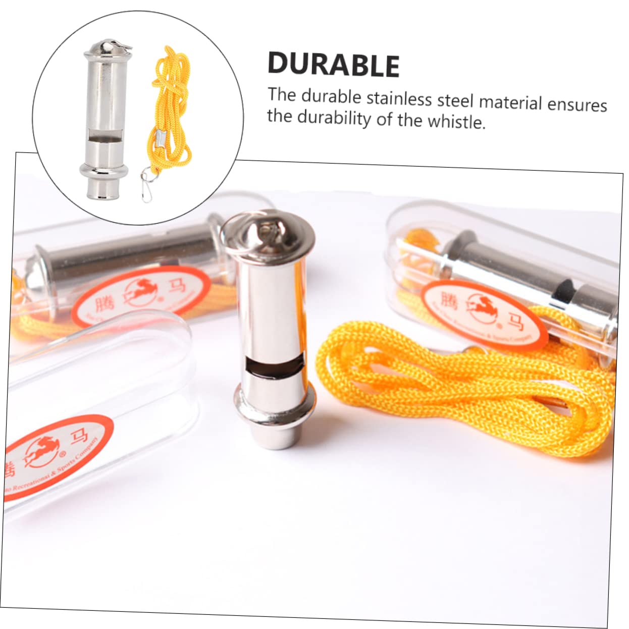 KESYOO 2sets Outdoor Accessory Survival Whistle Pigeon Training Whistle Bird Silver Stainless Steel 3pcs*2