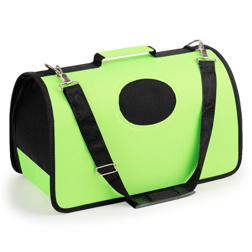 Sac à dos pour animaux Pippi Amoy avec tissu monochrome vert ultra-léger