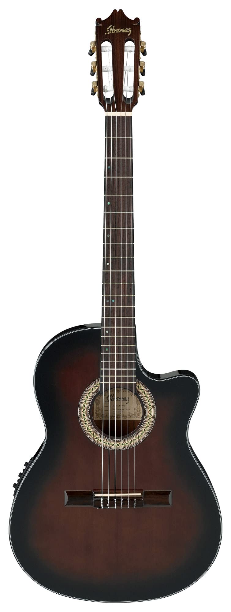 Ibanez GA35TCE-DVS Klasyczna elektryczna gitara akustyczna - Dark Violin Burst FULL Rockem Music