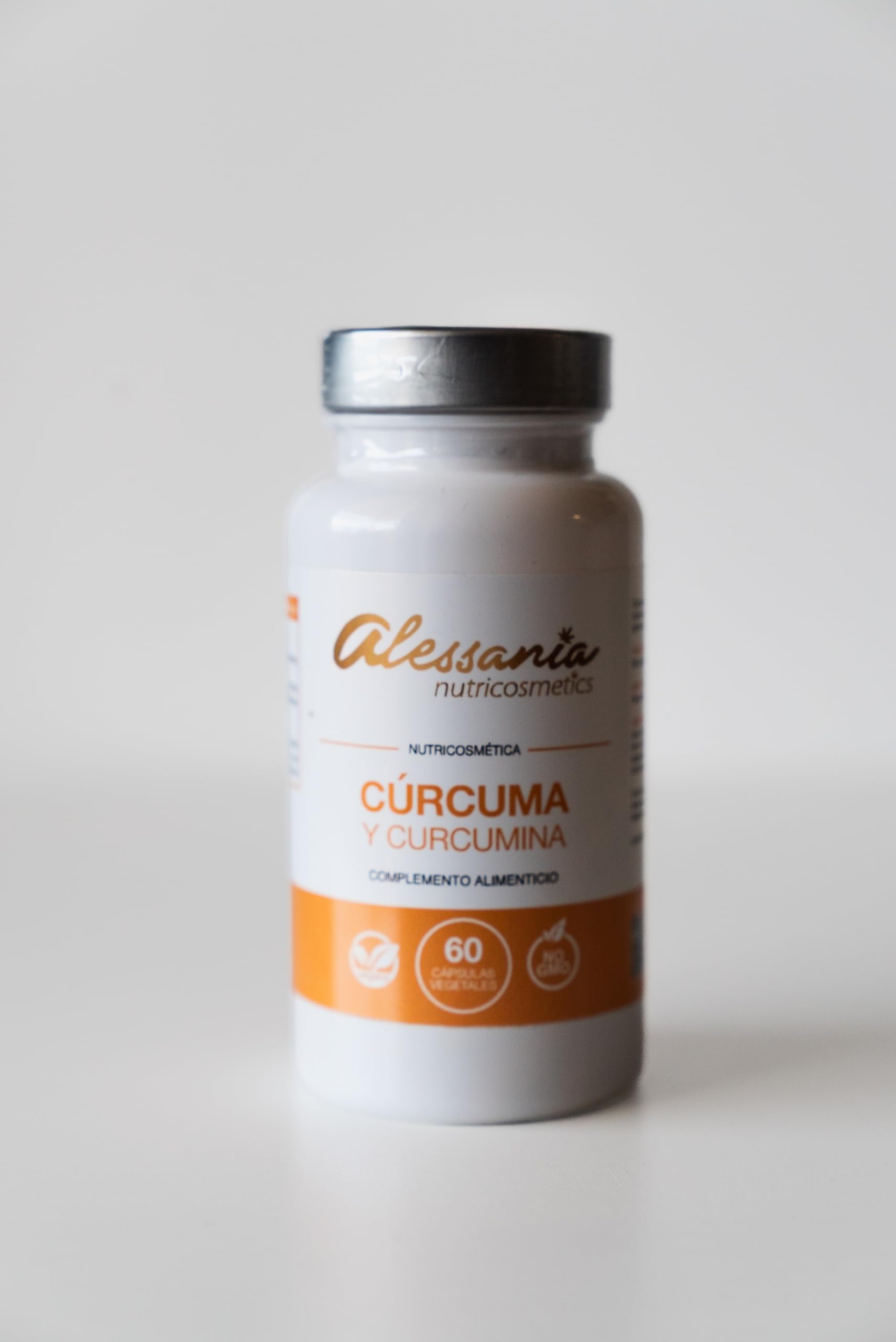 Cúrcuma 95% Curcumina con Pimienta Negra – Alta Absorción – Complemento Alimenticio en Cápsulas – Fórmula Nutricosmética Natural – Incluye Portapastillas de Aluminio Hermético de Regalo