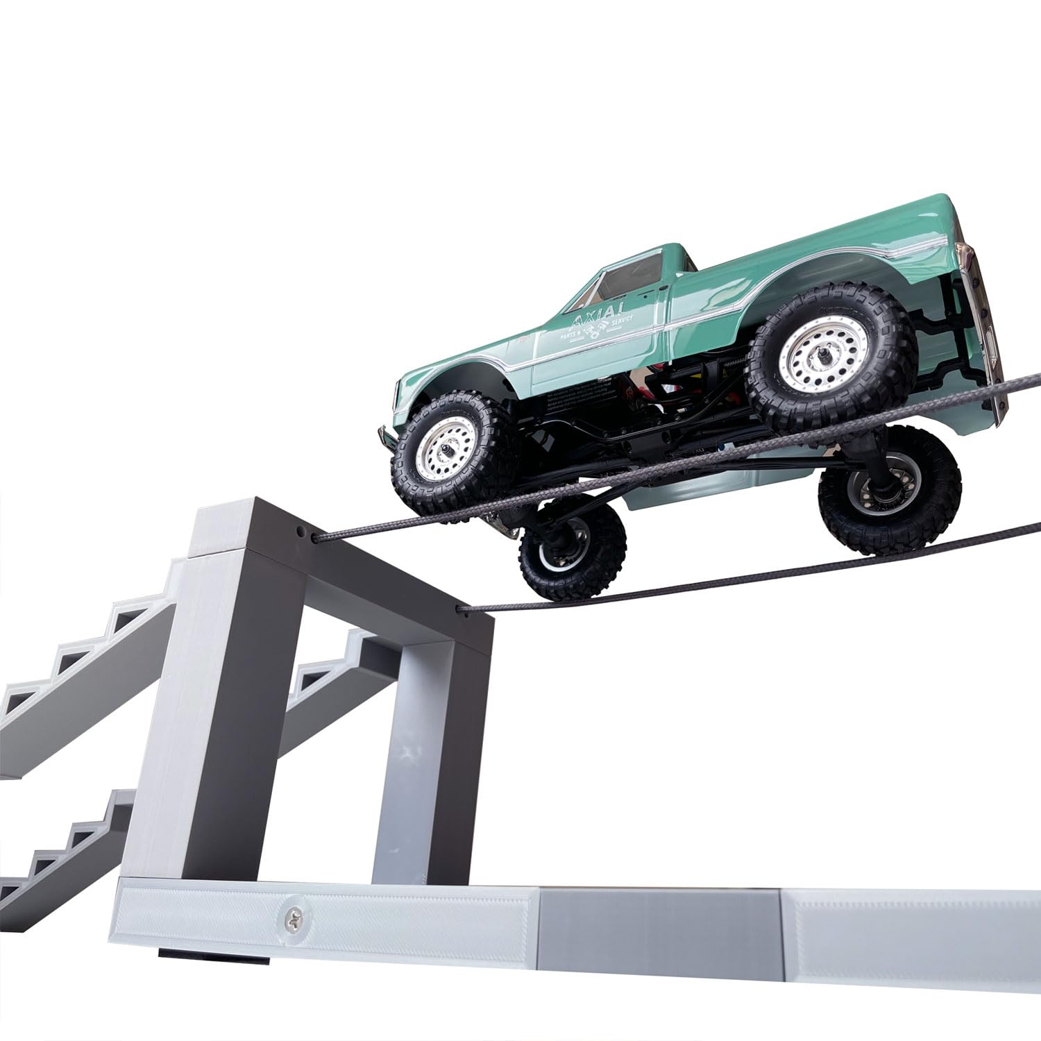 Tight Rope Drive Challenge Gray Version for 1/24 1/18 Scale RC Crawler Truck（NO Truck Included）
