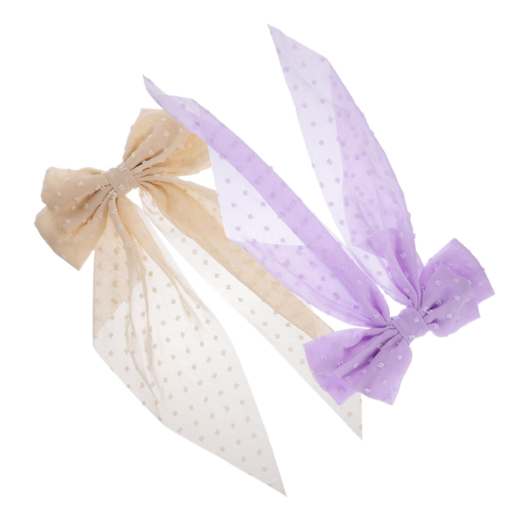 FRCOLOR 8 Pz forcina ad forcine francesi butterfly clips poggia bacchette elastici per in raso molletta nastrino grandi fiocchi di mollette per spessi trucco