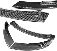Vista 3 de Q1-TECH, 5 piezas de borde delantero + falda lateral Rocker Winglet Canard difusor ala compatible con BMW E90/E92/E93 (solo modelos M3) 2008-2013