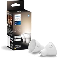 Philips Hue Faretto Smart GU10, Luce Bianca Soffusa (2 pezzi)