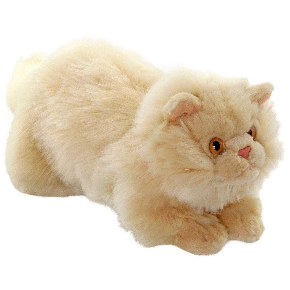 Animals Of The World Yatan Kedi Peluş Oyuncak, Bej, 26cm