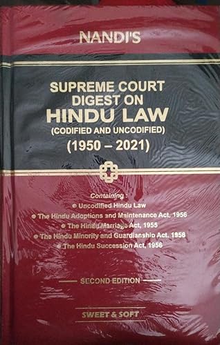 Supreme Court Digest On Hindu Law ( Codified And Uncodified)