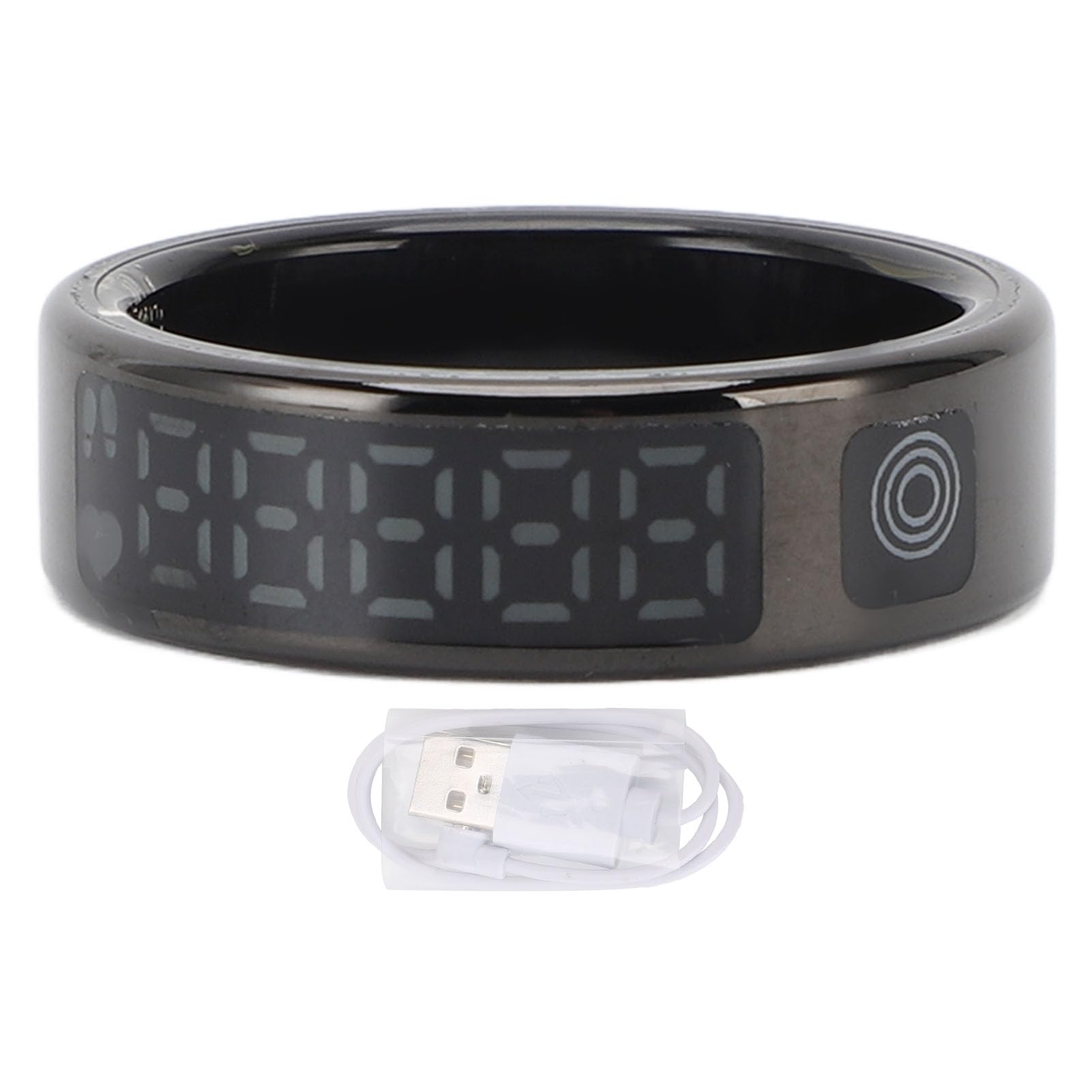 Vikye Smart Ring Health Tracker, Seguimiento del Sueño Anillos de Salud Portátiles con Pantalla, Videos de Desplazamiento de la Salud Anillos de Seguimiento de Acondicionamiento (#13)