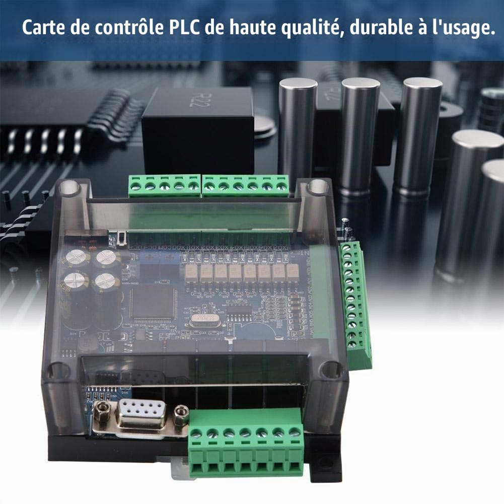 Automate Programmable Industriel 24V avec 8 Entrées et 6 Sorties Relais - Contrôleur Logique Programmable PLC pour Systèmes de Contrôle Industriel