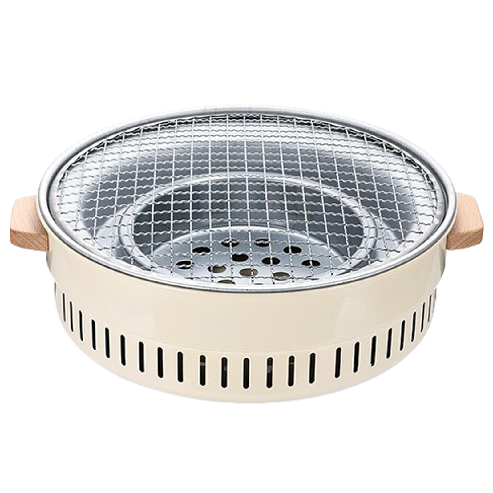 Chal Grill portatile 32 cm antiaderente barbecue grill cottura all'aperto per terrazza e balcone ideale per antipasti e riunioni di carne