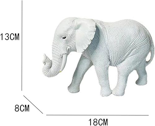 Miniatura 4 de Decoración de estatua de elefante, adorno de elefante decorativo creativo, escultura de elefante para chimenea, cumpleaños, sala de dibujo,