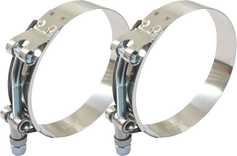 Abraçadeiras de Mangueira T-Bolt Cionyce em Aço Inoxidável – 2 unidades