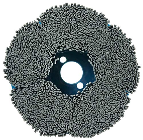 Image of Weiler 85978 5 inch Maximum Density Nylox Disc Brush, 80 Sc Crimped Rectangular Fill, Made in The USA