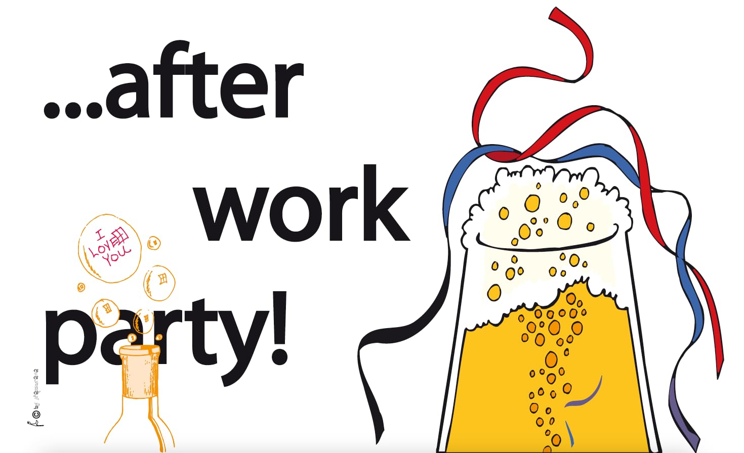 Drapeaux de restauration After Work pour l'ambiance terrasse de bistrot