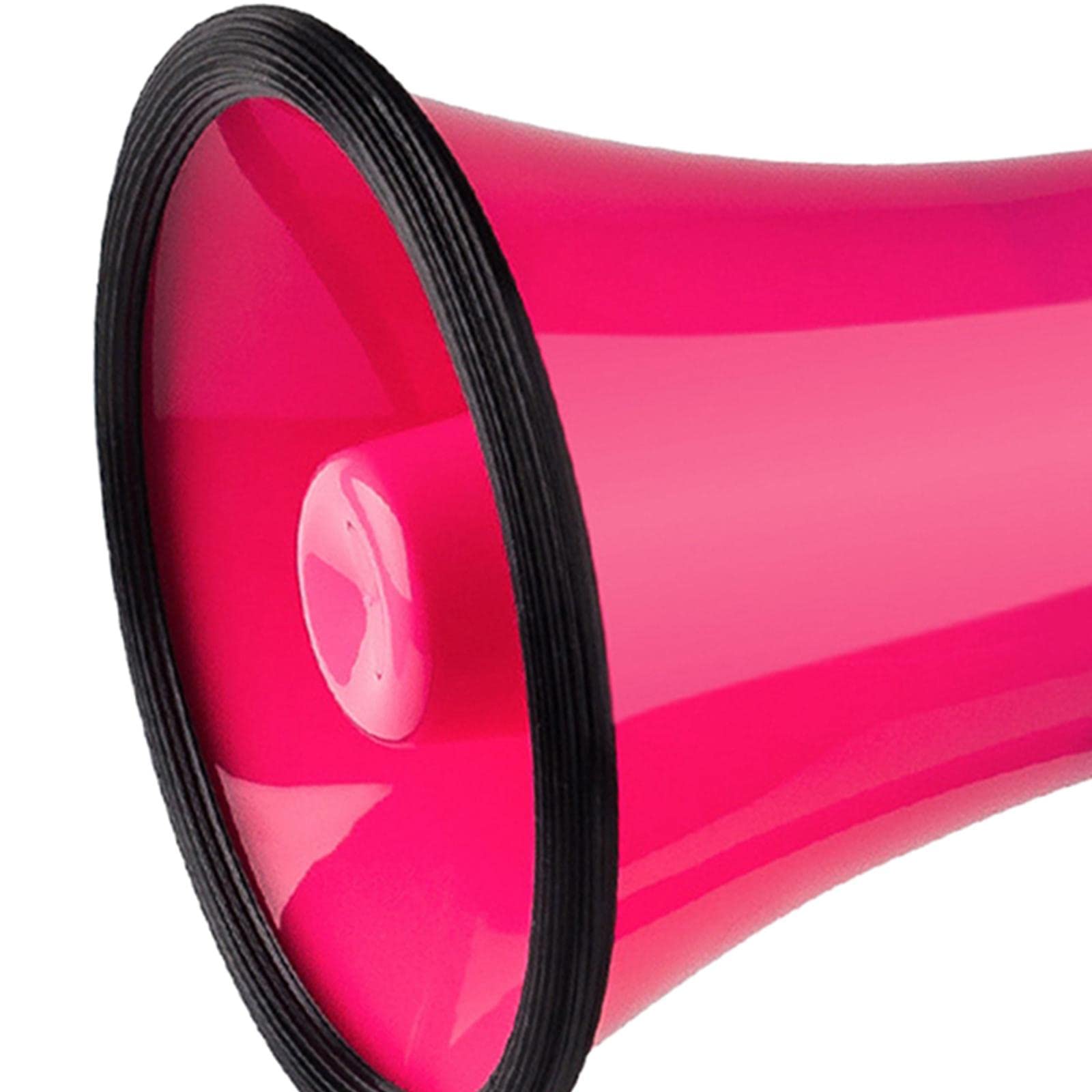 Megáfono portátil 25W con Control de Volumen, Rosa roja para fútbol deportes al aire libre