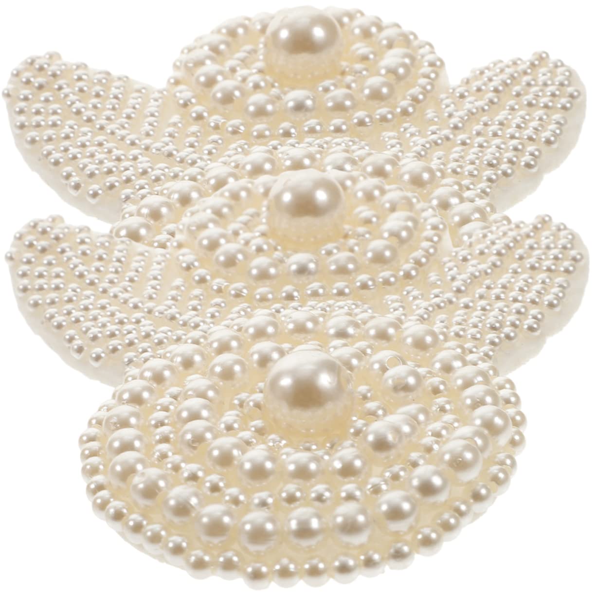 HOMSFOU 4 Set Toppe Decorative Per Scarpe Con Imitazione Per Abbigliamento E Accessori Adesivo Termoadesivo Per Vestiti Borse E Design E Creativo 2 Pezzi * 4