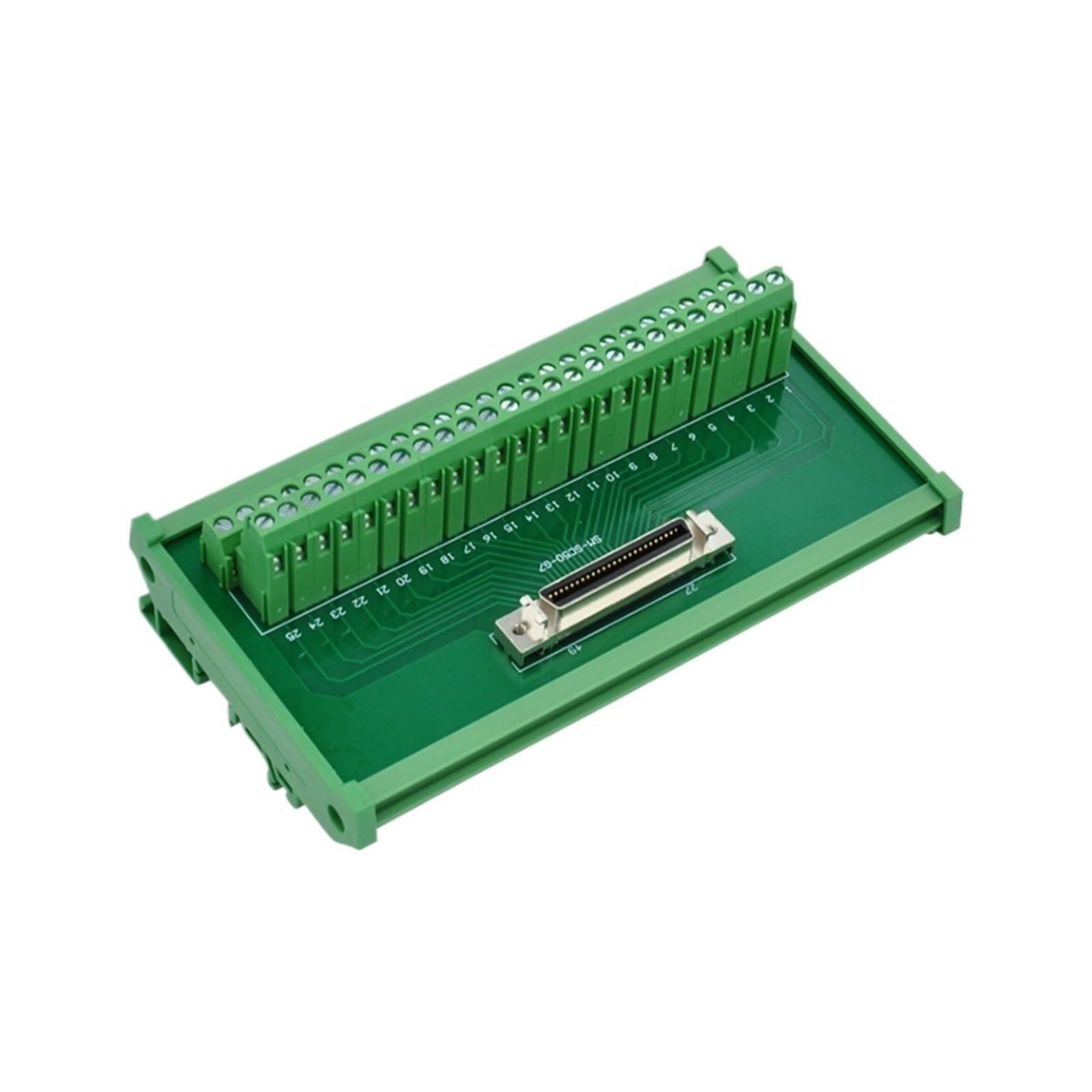 HEXEH Bornier à vis Servo SCSI 50 pôles, plaque d'adaptation for répartiteur MDR50, bornier SM-SC50-G7