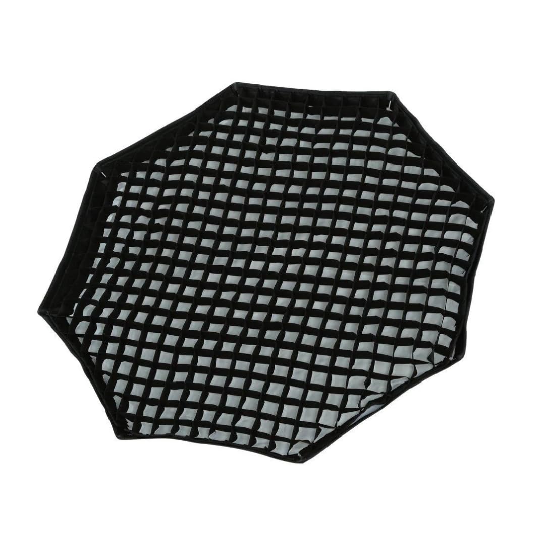 yugam Octagon Honeycomb Soft Grid, Flash Speedlight Umbrella Photo Softbox Reflector, for Softbox Studio Flash Lighting kit for Godox (80CM Grid)-picture-24