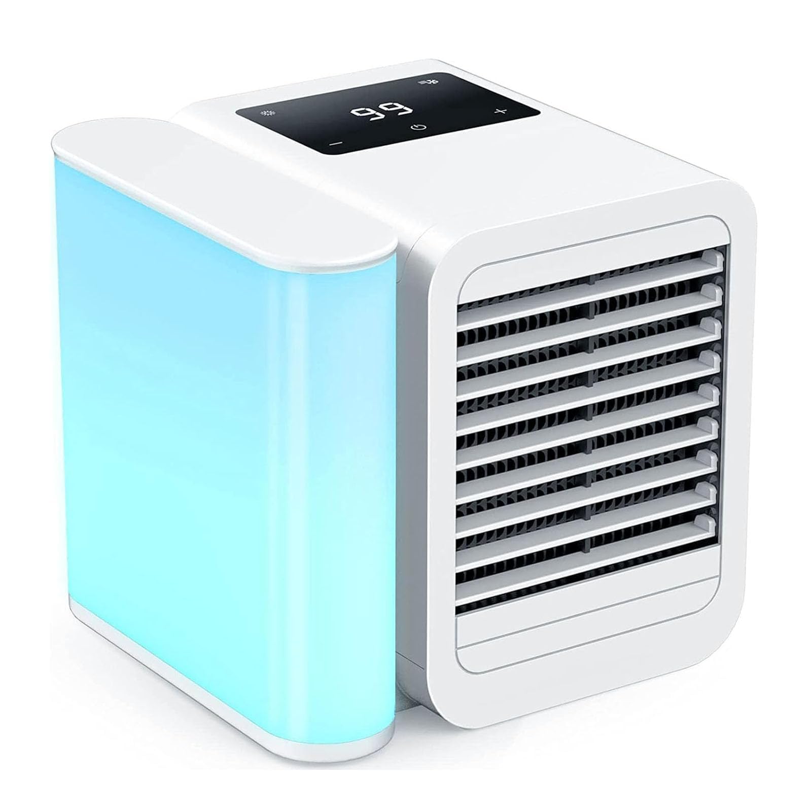 Mini refroidisseur d'air tactile anti-canicule réservoir 1000ml vitesse 99