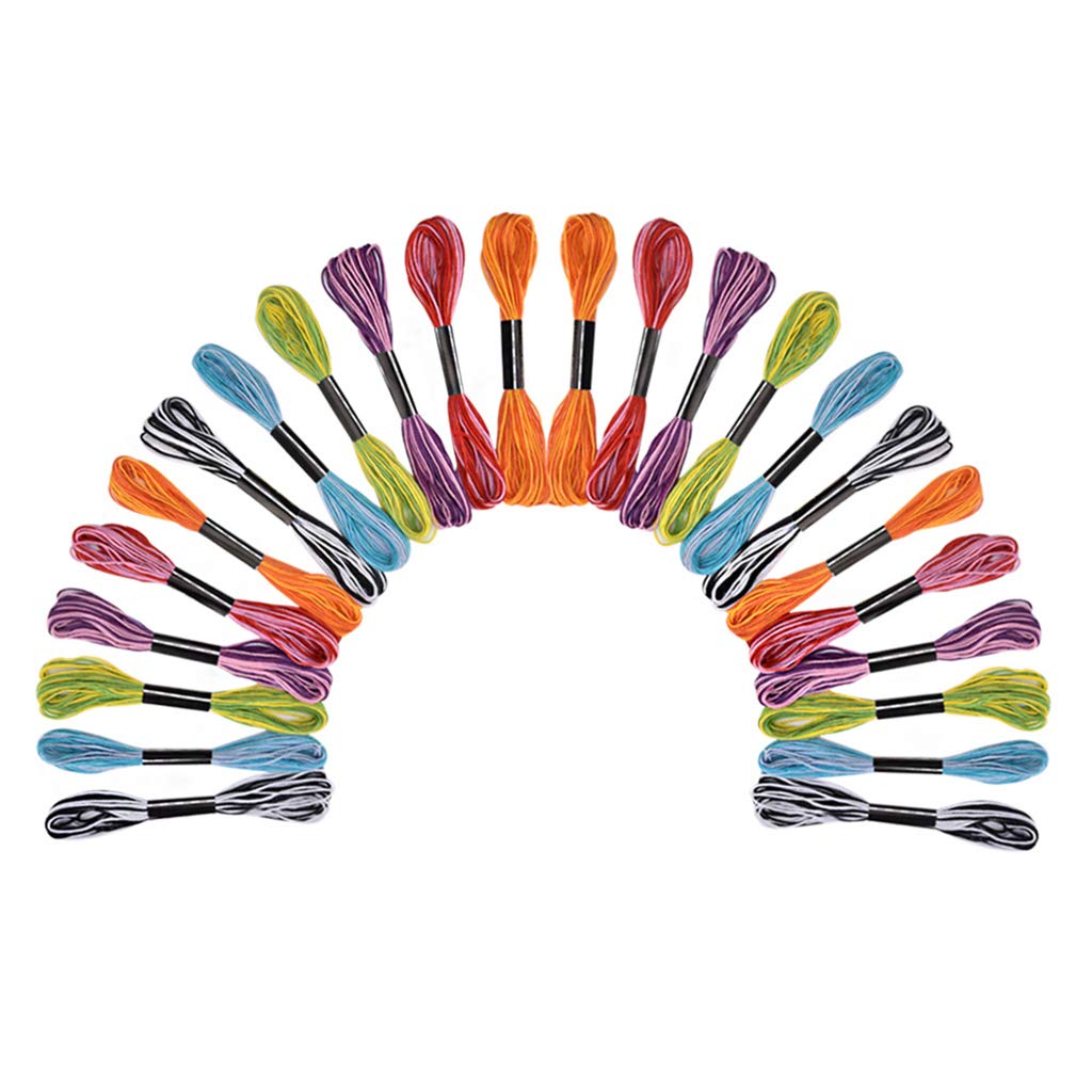 24pcs Embroidery Needle Threads Scissors For Craft Tool For Threaders Sewing Knitting