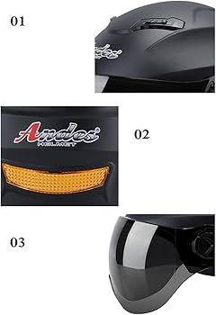Amazon.co.jp: [ZAKFY]バイクヘルメット 半キャップ 半帽 ハーフ