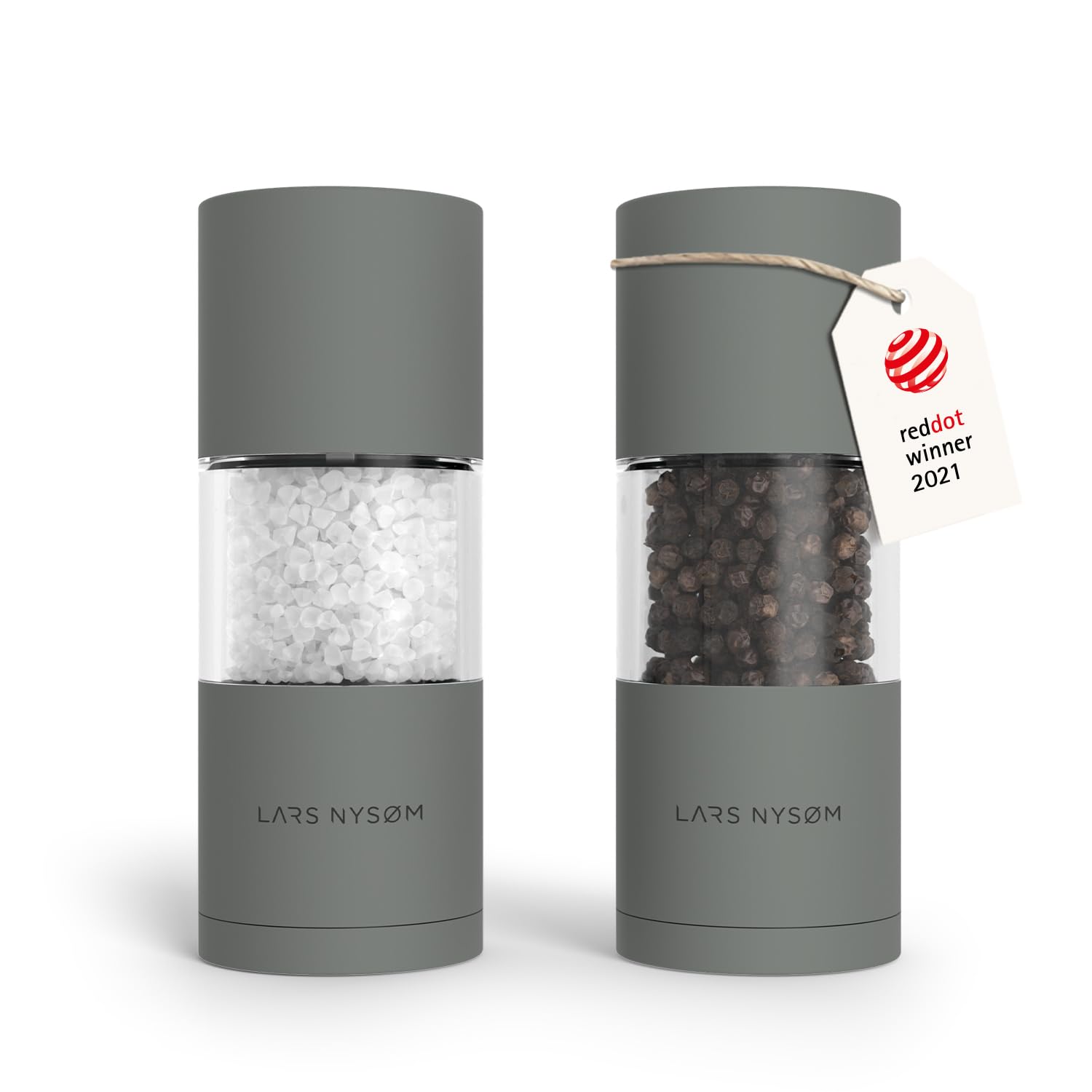 LARS NYSØM Salt and Pepper Grinder Set - Manual - Salt and Pepper Mill Sets