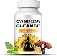Vista 1 de Candida Cleanse - Soporte intestinal y colon, fórmula avanzada, hoja de orégano, ajenjo, nogal negro, ácido caprílico