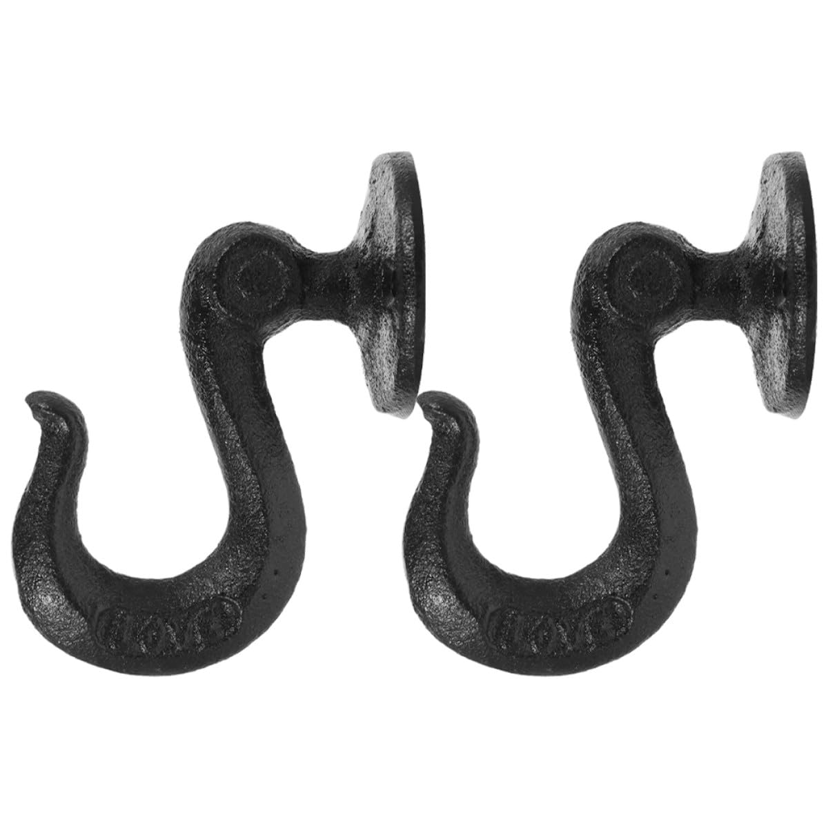 Crochets muraux décoratifs fer noir Toyvian patère murale robuste pour maison
