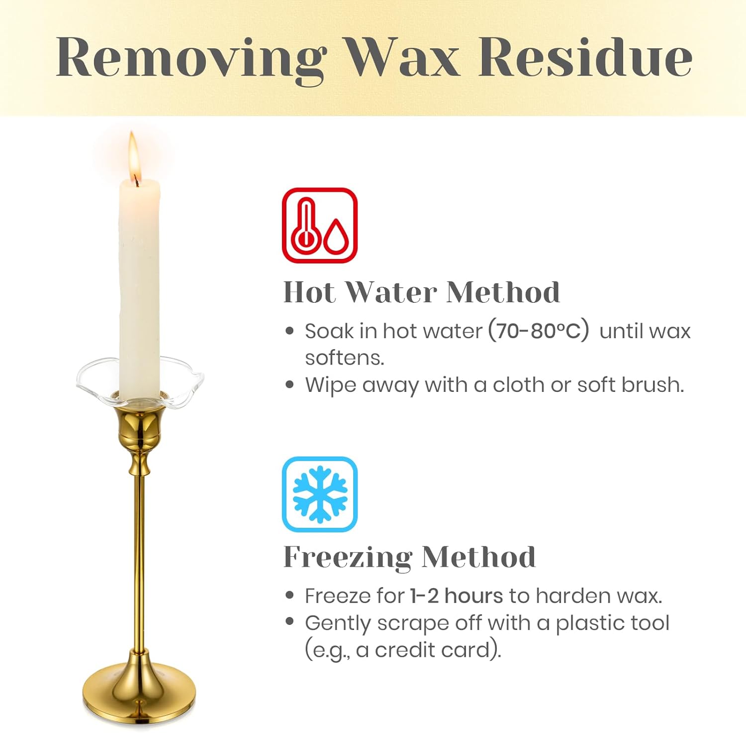 Hewory Glass Bobeches for Candlestick Holders, 24 Pcs Candle Drip Protectors Rings for Tapers, Wax Drip Catcher for Tapered Candlestick Candle Holder for Wedding Party Church Home (Scallop, Clear)