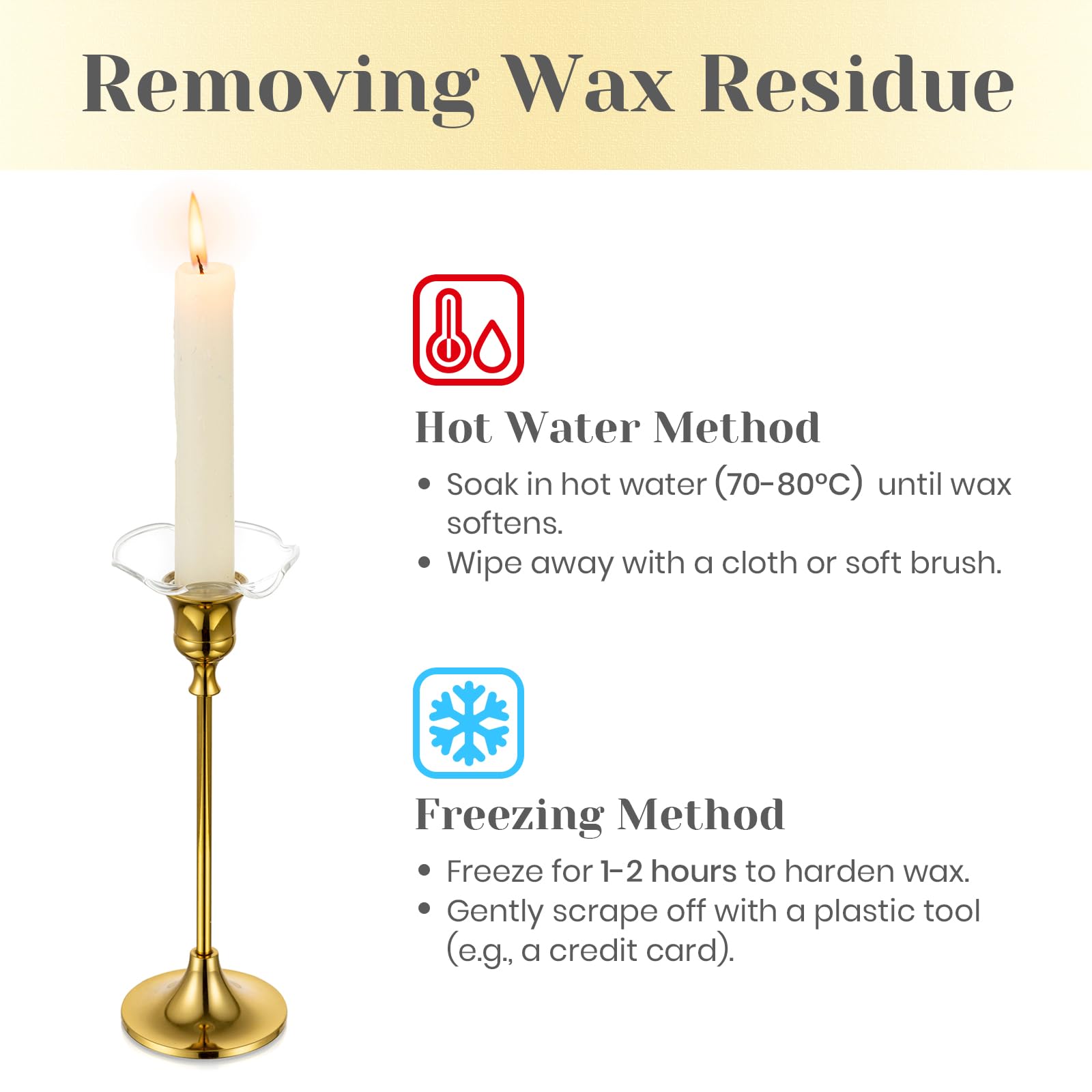 Hewory Bobèches en Verre pour Chandeliers, 24 Pièces Protecteurs de Bougie, Porte-Bougies Attrape-Gouttes pour Bougie D'église, Transparent et incurvé