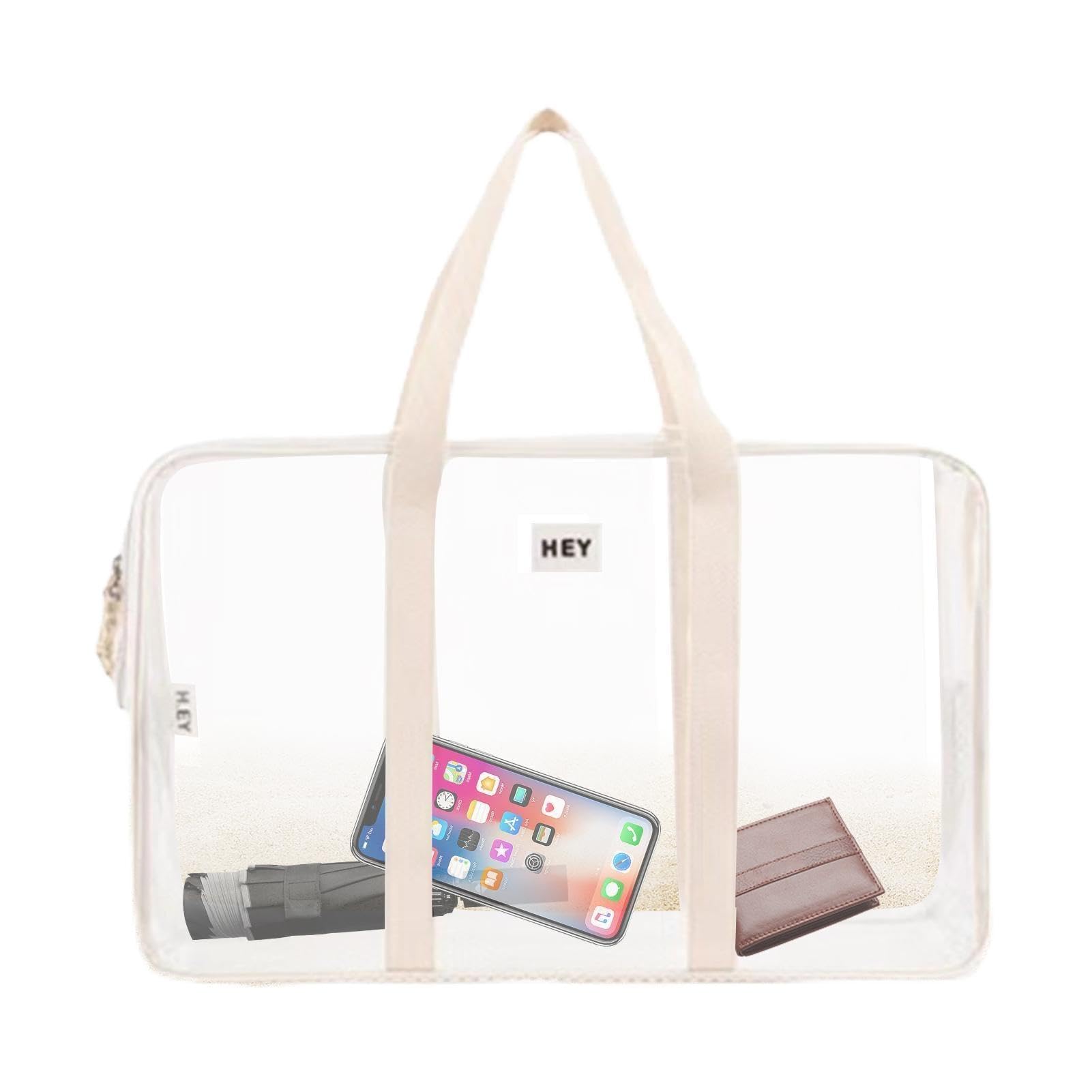 Bolso de playa transparente,Bolsa de playa impermeable Bolsa de