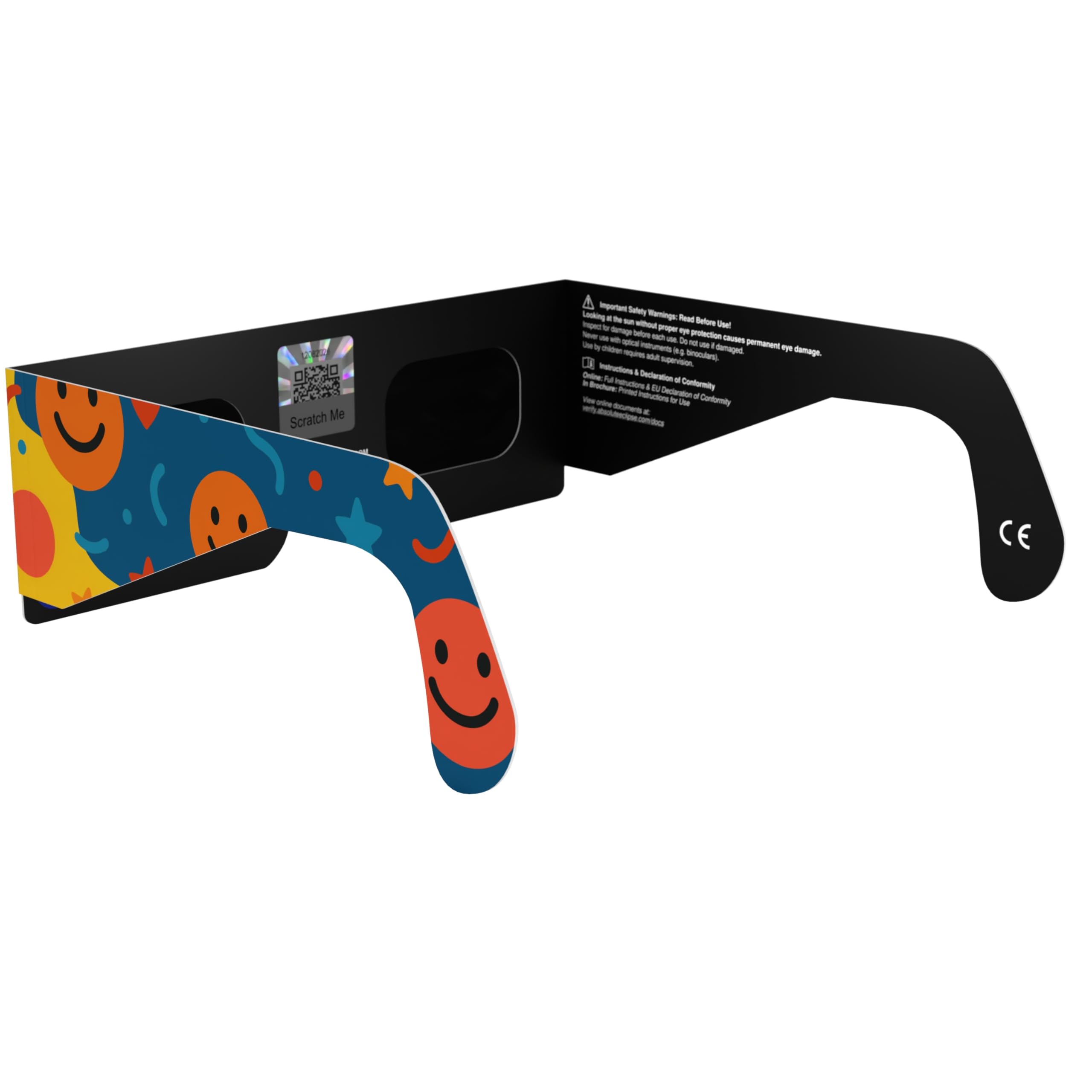 Absolute Eclipse Divertidas gafas solares para eclipse al por mayor – Probado ISO 12312-2 y certificado CE – Fabricante de la UE recomendado por AAS – Eclipse Europe 2026