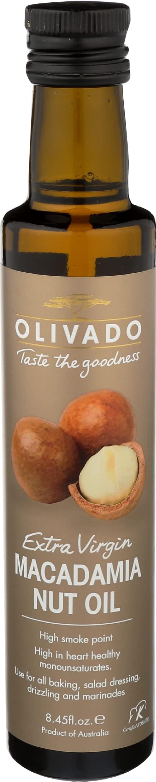 Macadamia Oil Cold Pressed Ev, 8.45 FZ