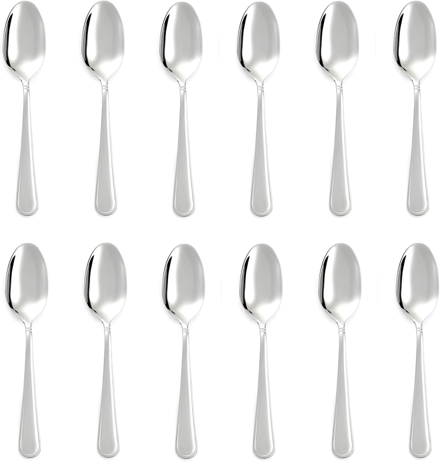 Mikasa Virtuoso (Glossy) 18/10 Stainless Steel Teaspoon (Set of Twelve)