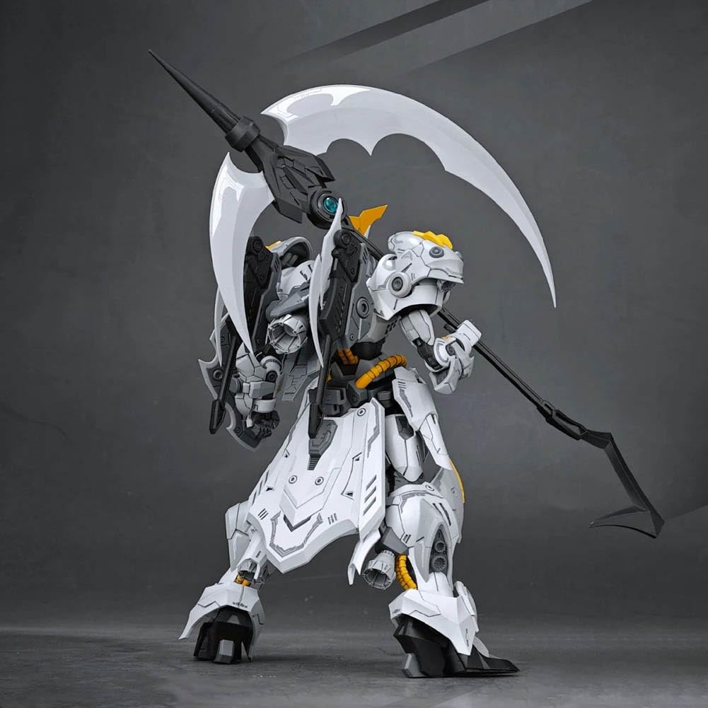 Iron Sickle-Kay - Modellino Mecha da 17 cm, con espositore per armi | Kit Mecha completamente articolato, mani sostituibili, regalo da collezione Hobby