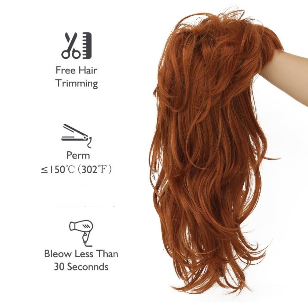 Salaibs Beehive Wig Brown 80s Housewife wigs for Women Bouffant Synthetic Hair Vintage Costume Halloween Wig - Image 4